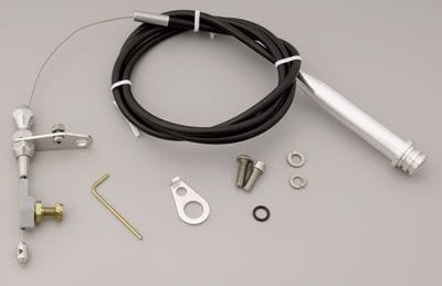 LOKAR Suit 700-R4 Transmissions Hi-Tech Kick down Kit Black Braided Steel Housing LK-KD-2700U Autofit