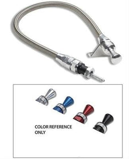 LOKAR Suit Firewall Mount 700R4 Anchor-Tight Locking Transmission Dipstick - Polished LK-1211244 Autofit