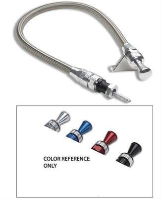 LOKAR Suit Firewall Mount 700R4 Anchor-Tight Locking Transmission Dipstick - Polished LK-1211244 Autofit