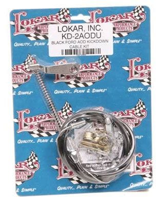 LOKAR Suit Ford AOD Hi-Tech Kick Down Kit Braided Stainless Steel Housing LK-KD-2AODU Autofit