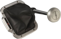 LOKAR Suit GM 4L60E/4L80E (Long Selector Shaft) 6-3/4" x 5-1/4"OD x 5-1/2" Vertical Rectangular LED Boot Indicator With Boot Kit - Brushed Aluminium LK-CIN Autofit