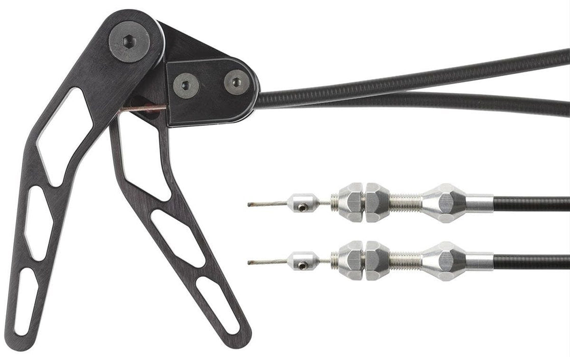 Lokar Suit LHD with Black Handle & Cables Hood & Trunk Release Kit LK-XCHT-1300U Autofit