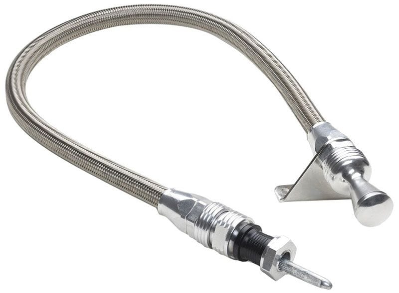 LOKAR Suit Powerglide OEM & After market Firewall Mount Anchor-Tight Locking Transmission Dipstick - Polished LK-1210144 Autofit