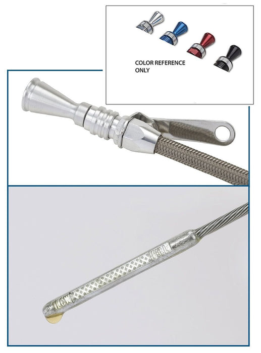 LOKAR Suit SB Chev R/H Side, 1980-On Anchor-Tight Locking Engine Dipstick - Polished LK-1220004 Autofit