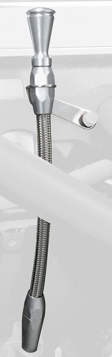 LOKAR Suit Small Block Chevy 1980 - On Braided Stainless Steel Flexible Engine Dipstick LK-ED-5001 Autofit