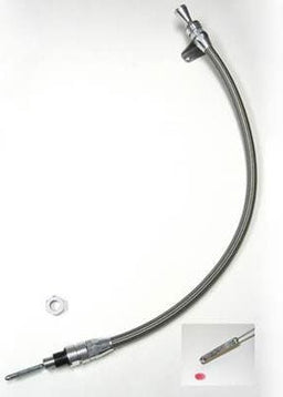 LOKAR Suit TH-350/400 Firewall Mount Anchor-Tight Locking Transmission Dipstick - Polished LK-1211144 Autofit