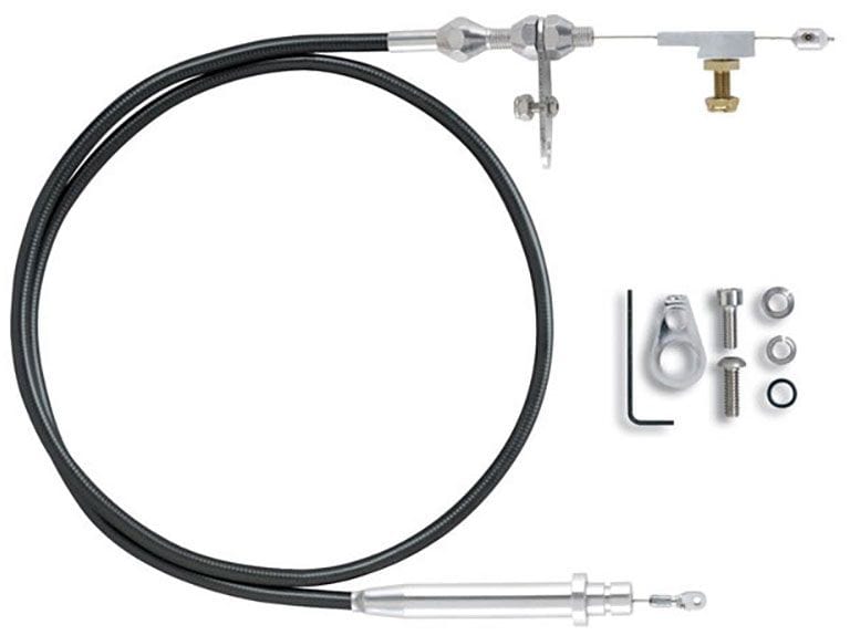 LOKAR Suit TH-350 Transmissions Hi-Tech Kick Down Kit Braided Stainless Steel Housing LK-KD-2350HT Autofit