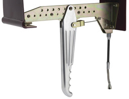 LOKAR Under-the-Dash Hand Brake - Brushed Billet Aluminium LK-EHB-9200 Autofit