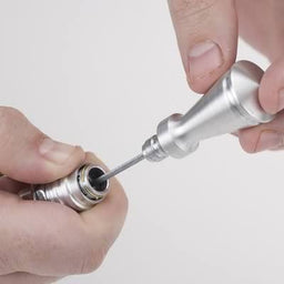 LOKAR Universal Gauge to Fit 12" Housing Length with Extra Long Inner Rod Anchor-Tight Lock Flex Engine Dipstick 1/4" Npt Fitting - Polished LK-1220174 Autofit