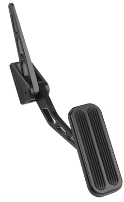 LOKAR Vertical Offset Mounting Competitor Accelerator Pedal Assembly with Rubber - Brushed Billet Aluminium LK- Autofit