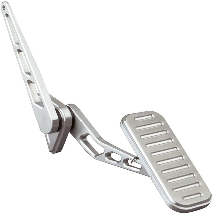 LOKAR XL Series Accelerator Pedal Ball-Milled - Brushed Billet Aluminium LK-BFG-6010 Autofit