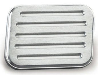 LOKAR XL Series Brake Pad Ball-Milled - Brushed Billet Aluminium LK-BFG-6011 Autofit