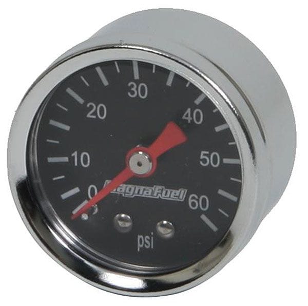 MAGNAFUEL 0-60 PSI, 1-1/2" O.D, Black Face Fuel Pressure Gauge WIMP0102 Autofit