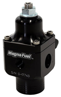 MAGNAFUEL x1 -10AN In, x2 -6AN Out, 750+ HP, 4-12 Psi Magnafuel 2 Port Fuel Regulator, Black WIMP9633-BLK Autofit