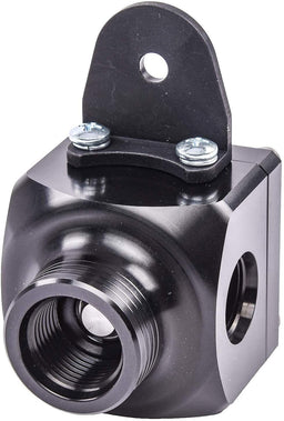 MAGNAFUEL x1 -10AN In, x2 -8AN Out, 1600+ HP, 4-12 Psi 2 Port Fuel Regulator, Black WIMP9833-BLK Autofit