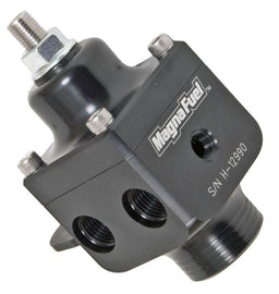 MAGNAFUEL x1 -10AN In, x4 -6AN Out, 1600+ HP, 4-12 Psi Magnafuel 4 Port Fuel Regulator, Black WIMP9433-BLK Autofit
