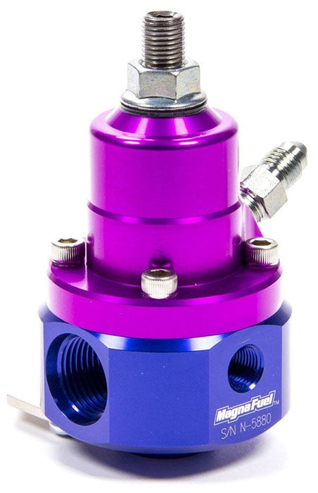 MAGNAFUEL x2 -8AN , x1 -6AN Return, 700 HP, 35-85 Psi Magnafuel Two-Port EFI Regulator w/ 1:1 Boost Reference WIMP9925-B Autofit