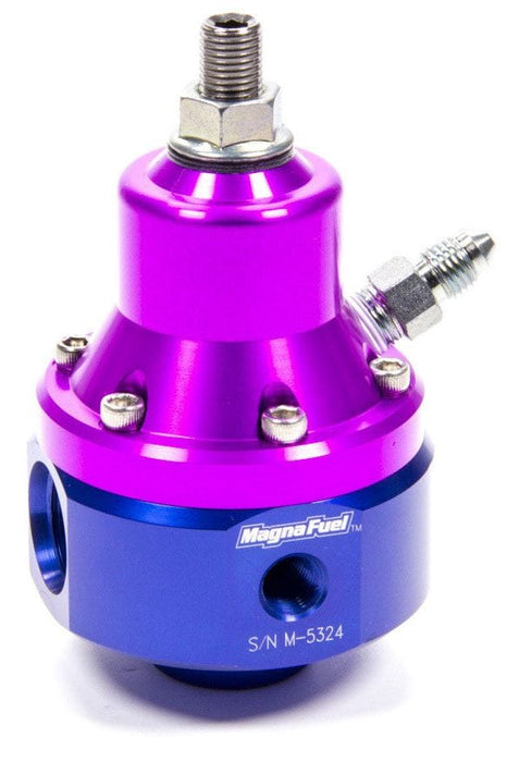 MAGNAFUEL x2 -8AN , x1 -8AN Return, 2000 HP, 35-85 Psi Magnafuel Large Two-Port EFI Regulator w/ 1:1 Boost Reference WIMP9950-B Autofit