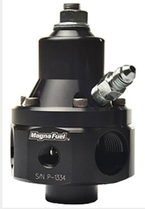 MAGNAFUEL x4 -8AN , x1 -10AN Return, 2000 HP, 3-12 Psi Magnafuel 5-Port Carburettor Regulator With 1:1 Boost Reference WIMP9945-BLK Autofit