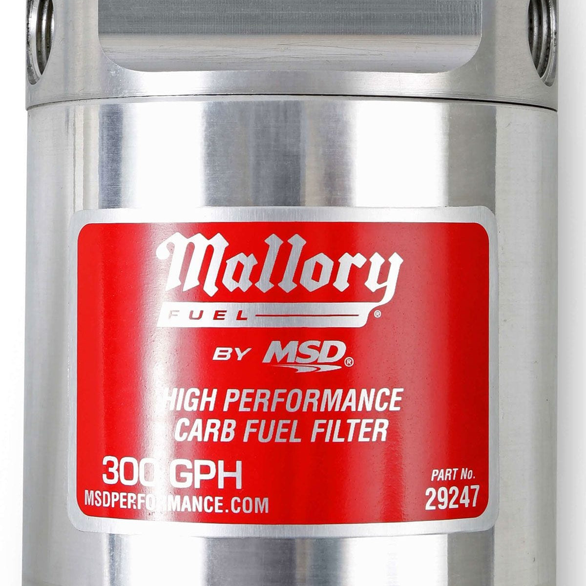 Mallory Billet Fuel Filter Assembly MSD29247 — Automotive Fittings