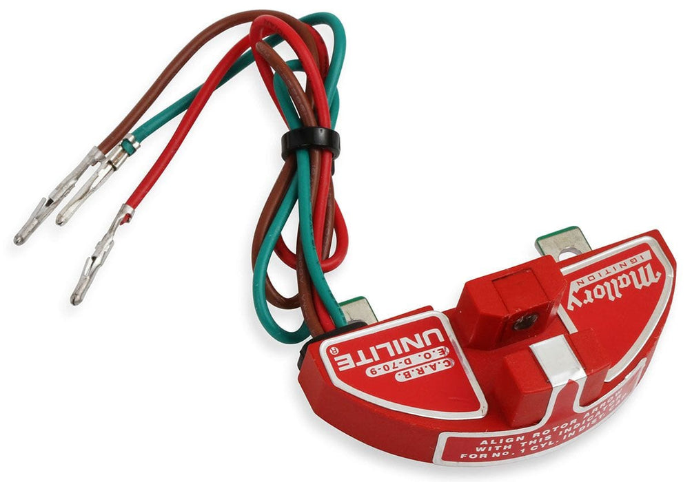 MALLORY Suit 4, 6 & 8 Cyl 37, 38, 46 & 47 Series Distributor Mallory Unilite Module MSD605 Autofit