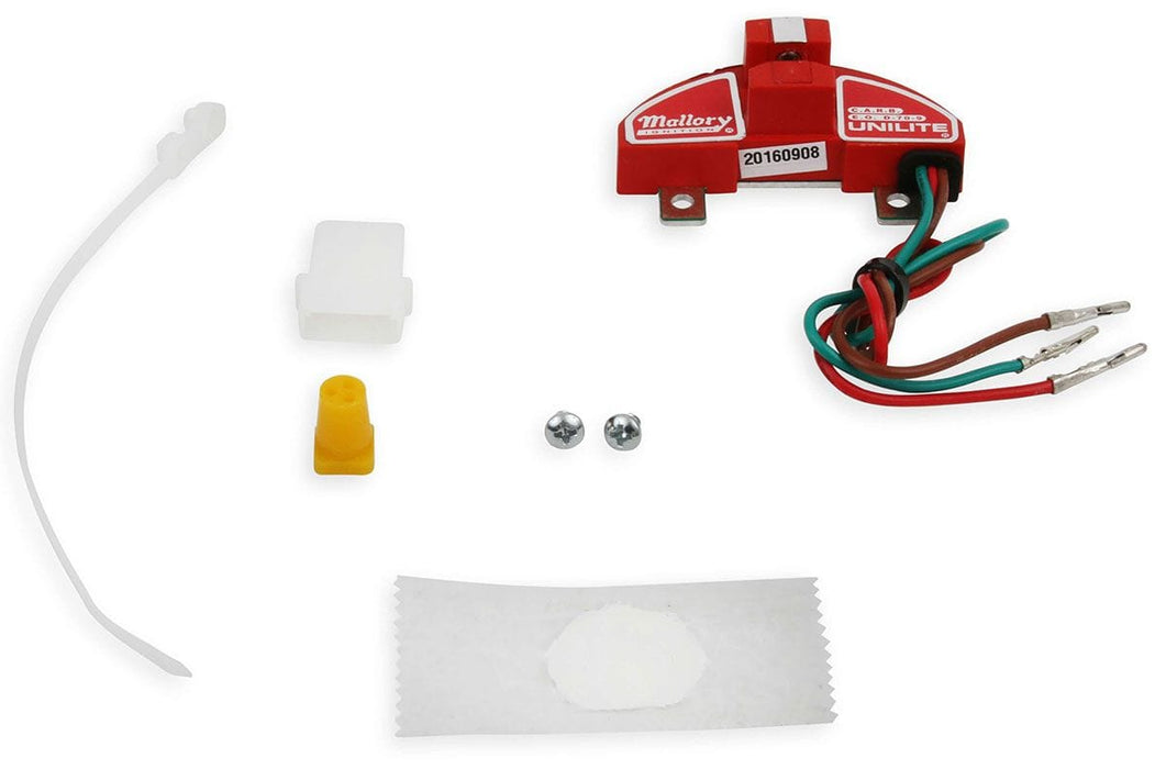 MALLORY Suit 4, 6 & 8 Cyl 37, 38, 46 & 47 Series Distributor Mallory Unilite Module MSD605 Autofit