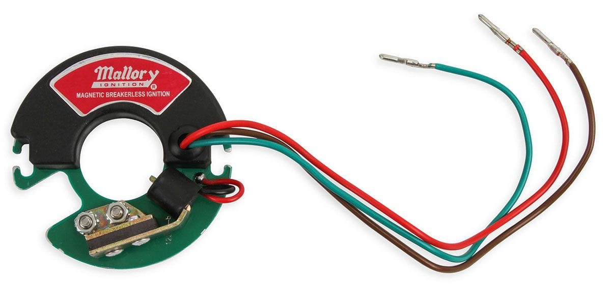 MALLORY Suit 4, 6 & 8 Cyl 50 & 57 Series Distributor Mallory Magnetic Breakerless Module MSD609 Autofit