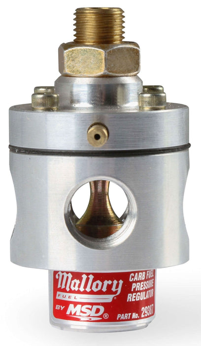 MALLORY With Fuel Return (Bypass) Suit Petrol Mallory Billet 3 Port Carburettor Fuel Regulator MSD29387 Autofit