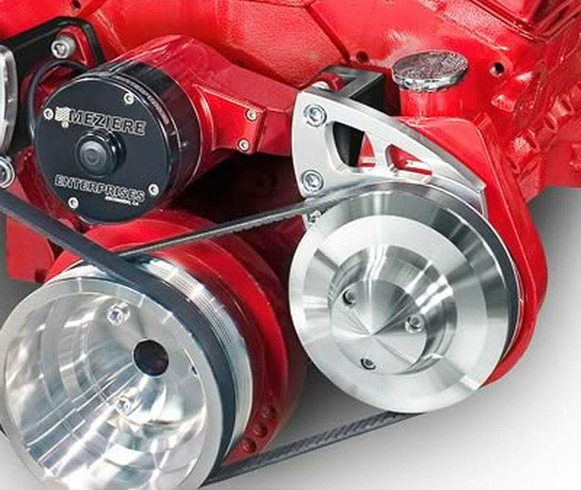 MARCH Billet Aluminium, Electronic Power Steering Bracket Only Kit suit SB Chevy MPP22026 Autofit