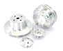 MARCH Billet Aluminium, Suit Chrysler 318-360 1970-On, Driver Side Lower Ra March Performance 2-Groove V-Belt Pulley Set MPP10255 Autofit