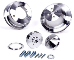 MARCH Billet Aluminium, Suit Ford 289-351W 1965-69 March Performance 1-Groove V-Belt Pulley Set MPP1550 Autofit