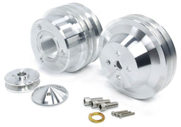 MARCH Billet Aluminium, Suit Ford 289-351W 1965-69 March Performance 3-Groove V-Belt Pulley Set MPP1595 Autofit