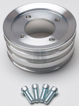 MARCH Billet Aluminium, Suit Ford 302-351C 1969-On March Performance 3-Groove Crank Pulley 5-1/2", 1st Groove Offset is 1/16" MPP16 Autofit