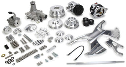 MARCH Billet Aluminium, Suit Ford 302-351C with Power Steering and A/C March Performance "Style Track" Serpentine Drive Kit MPP30440 Autofit