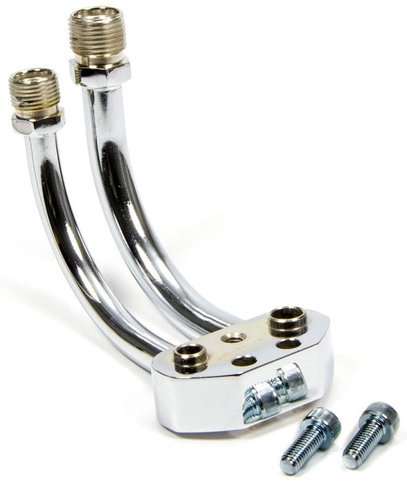 MARCH Suit 7176 Compressor A/C Manifold, Chrome MPP418-06 Autofit