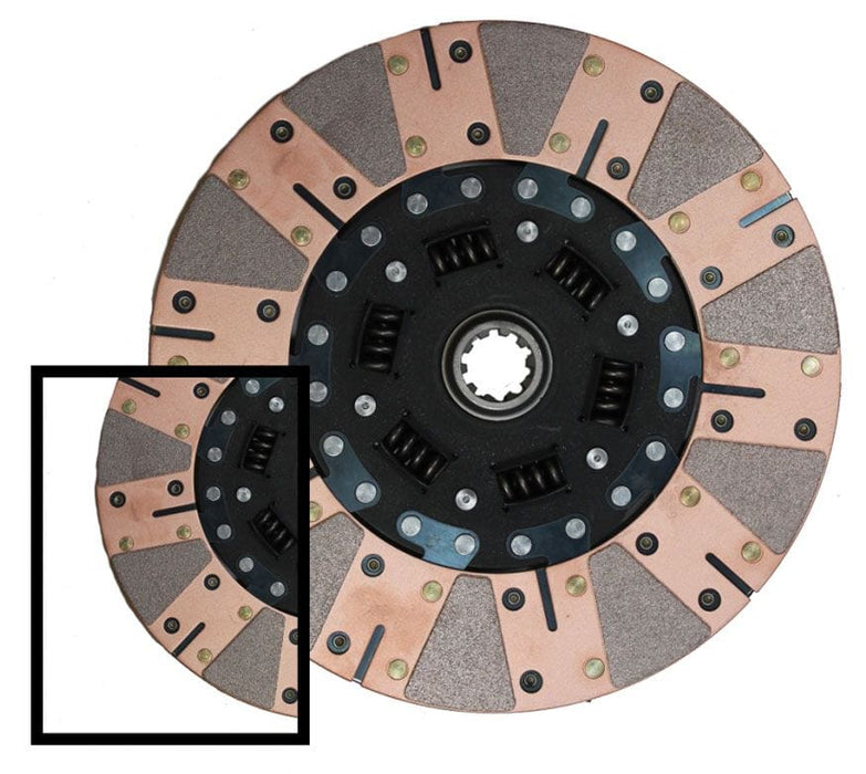 MCLEOD 11" O.D, 1-1/8 x 10 Spline, SFI Approved 600 Series Ceramic Clutch Disc MC260641 Autofit