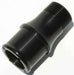 MEZIERE 1 1/4" hose connection Inlet fitting, for 100 series electric water pumps, Black Finish MZWP1125S Autofit