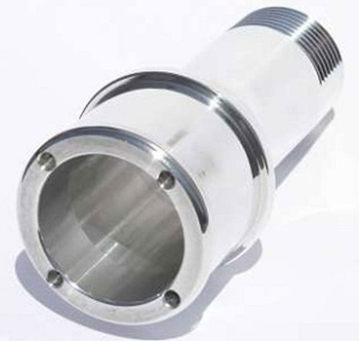 MEZIERE 1 3/4" Hose Connection Inlet Fitting,Extended Length For 100 Series Electric Water Pumps Chrome Finish Autofit