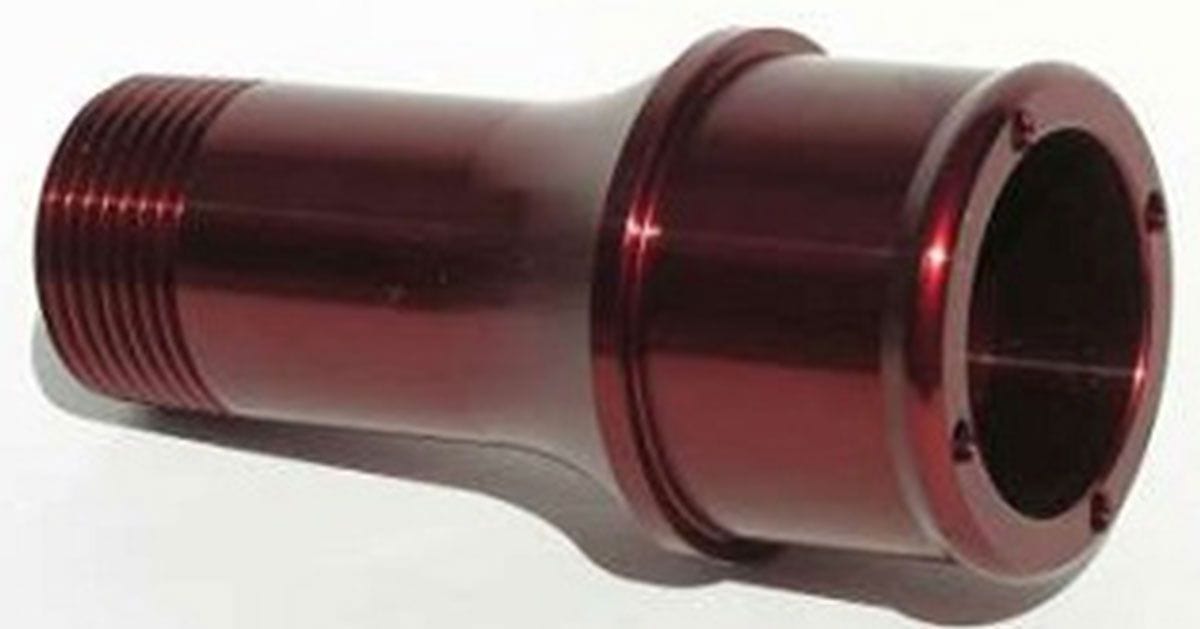 Inlet Fitting,Extended Length For 100 Series Electric Water Pumps Red ...