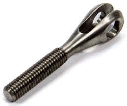 MEZIERE 1/4-28 L/H Male Thread, 1/8" Slot With 3/16" Bolt Hole Threaded Clevis Stainless Steel MZTC1428L Autofit