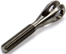 MEZIERE 1/4-28 R/H Male Thread, 1/8" Slot With 3/16" Bolt Hole Threaded Clevis Stainless Steel MZTC1428 Autofit