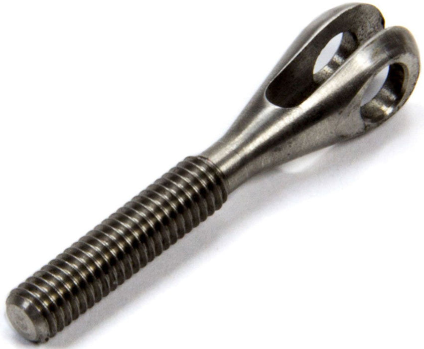 MEZIERE 1/4-28 R/H Male Thread, 1/8" Slot With 3/16" Bolt Hole Threaded Clevis Stainless Steel MZTC1428 Autofit