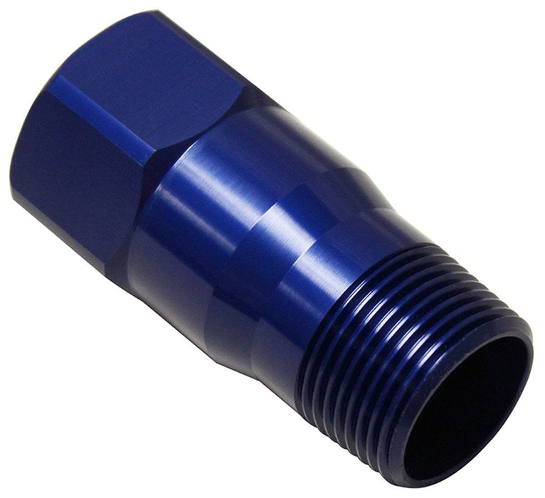 MEZIERE 1" NPT Female to 1" NPT Male Water pump fitting extension, Blue Finish MZWP1000B Autofit