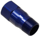 MEZIERE 1" NPT Female to 1" NPT Male Water pump fitting extension, Blue Finish MZWP1000B Autofit