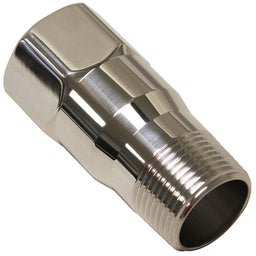 MEZIERE 1" NPT Female to 1" NPT Male Water pump fitting extension, Polished Finish MZWP1000U Autofit