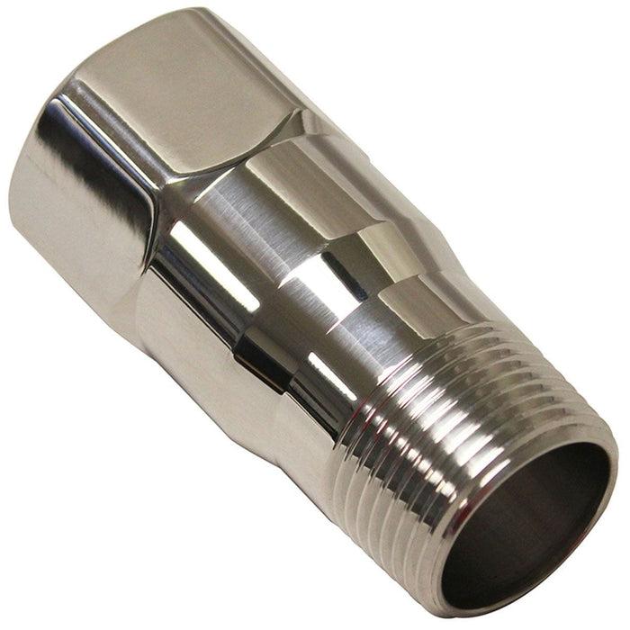 MEZIERE 1" NPT Female to 1" NPT Male Water pump fitting extension, Polished Finish MZWP1000U Autofit