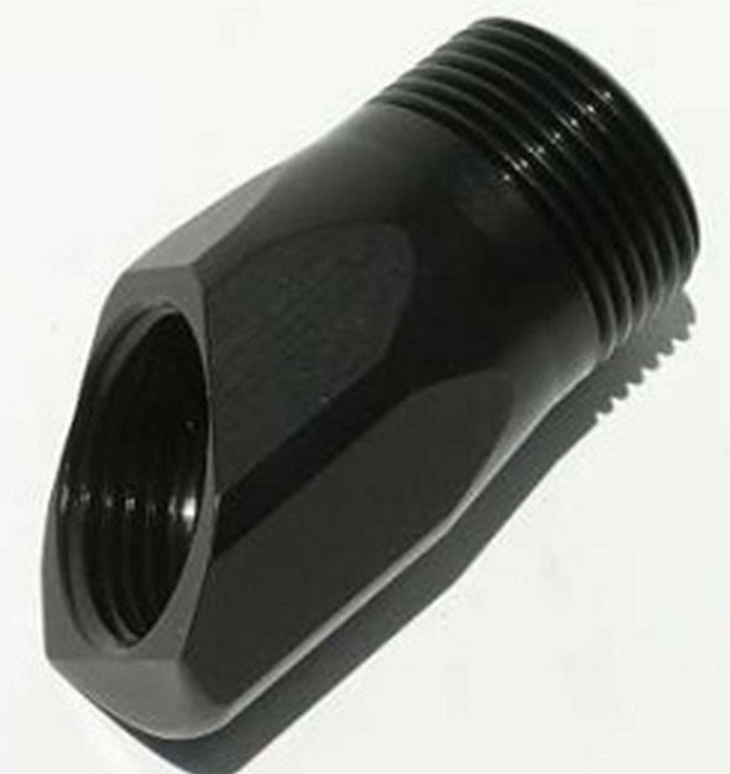 MEZIERE 1" NPT male to 1" NPT female, 45 degree angle Inlet Fitting Adapter, Black Finish MZWP1045S Autofit