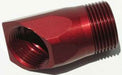 MEZIERE 1" NPT male to 1" NPT female, 45 degree angle Inlet Fitting Adapter, Red Finish MZWP1045R Autofit