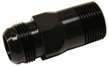 MEZIERE 1" NPT Male To #16AN hose connection, Black Finish Inlet fitting, for 100 series electric water pumps MZWP1016S Autofit