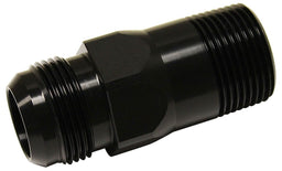 MEZIERE 1" NPT Male To #16AN hose connection, Black Finish Inlet fitting, for 100 series electric water pumps MZWP1016S Autofit